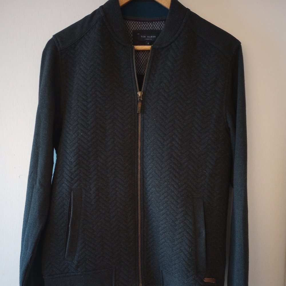Ted Baker Deeaz Herringbone Zip Up